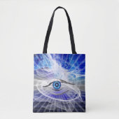 träumerisches mysisches kosmisches Auge Tasche (Vorderseite)