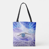 träumerisches mysisches kosmisches Auge Tasche (Rückseite)