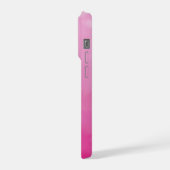 Träumerisches Rosa iPhone Hülle (Linke Seite)