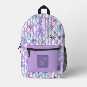Träumerisches Starburst-Wellen-Muster Personalisie Bedruckter Rucksack
