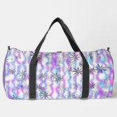 Träumerisches Sternenexplosions-Wellenmuster Duffle Bag (Vorderseite)