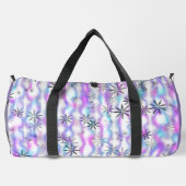 Träumerisches Sternenexplosions-Wellenmuster Duffle Bag (Rückseite)