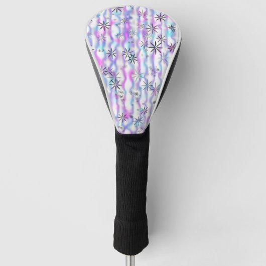 Träumerisches Sternenexplosions-Wellenmuster Golf Headcover (Vorderseite)