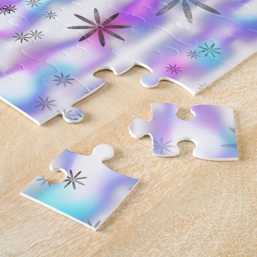 Träumerisches Sternenexplosions-Wellenmuster Puzzle (Seite)