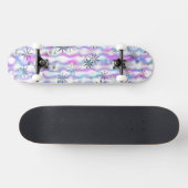 Träumerisches Sternenexplosions-Wellenmuster Skateboard (Horizontal)