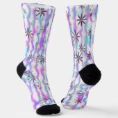 Träumerisches Sternenexplosions-Wellenmuster Socken (Gewinkelt)
