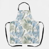 Träumerisches Wasserfarben-Schneeglöckchen-Blumenm Schürze (Vorderseite)