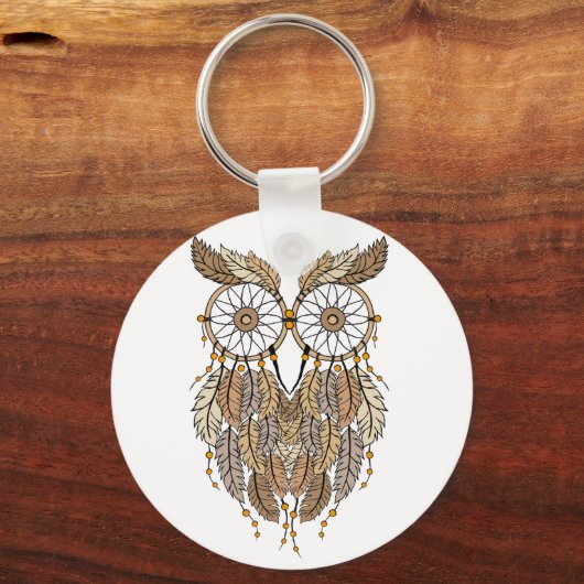 Träumerowulle, Traumfänger Schlüsselanhänger (Vorderseite)