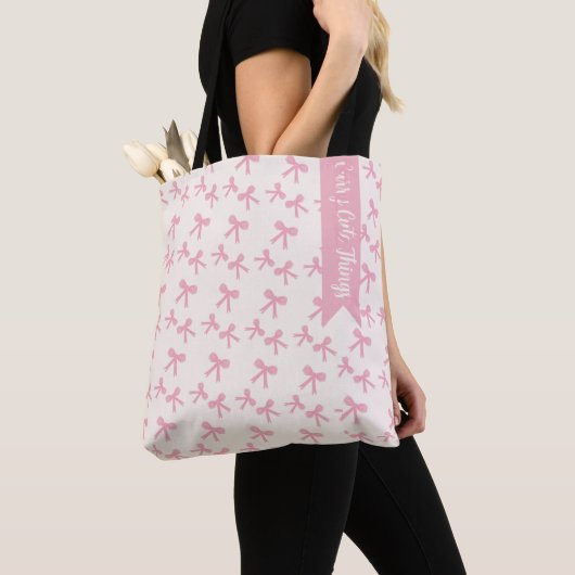 Träumetasche mit rosa Schleife Tasche (Von Nahem)