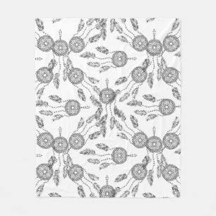 Traumfänger-Design Fleecedecke