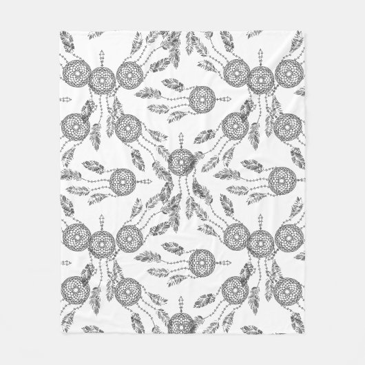 Traumfänger-Design Fleecedecke (Vorderseite)