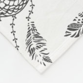 Traumfänger-Design Fleecedecke (Ecke)