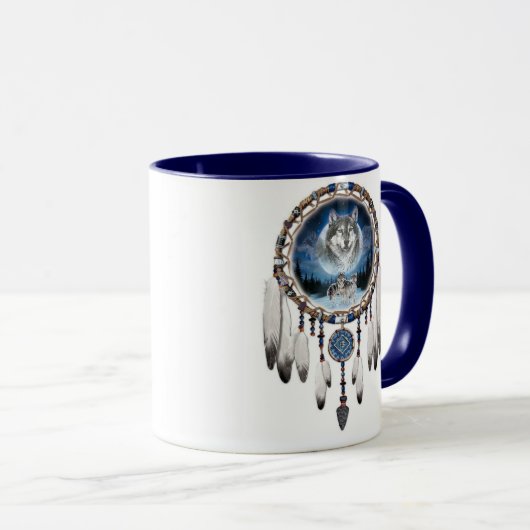 Traumfänger-Entwurf Tasse (VorderseiteRechts)