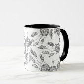 Traumfänger-Entwurf Tasse (VorderseiteRechts)