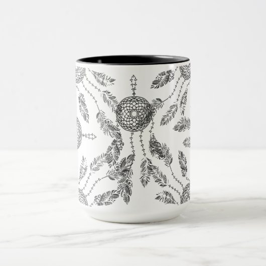 Traumfänger-Entwurf Tasse (Zentrum)