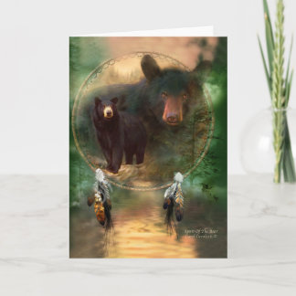 Traumfänger - Geist des Bären ArtCard Karte