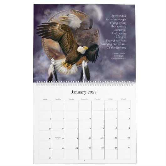 Traumfänger - Geist-Tier-Kunst-Kalender 2012 Kalender (Jan 2027)