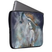 Traumfänger - Geist-Wolf-Laptop-Hülse Laptopschutzhülle (Vorne Rechts)