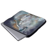 Traumfänger - Geist-Wolf-Laptop-Hülse Laptopschutzhülle (Vorne Knopf)