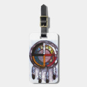 Traumfänger Gepäckanhänger (Vorderseite vertikal)