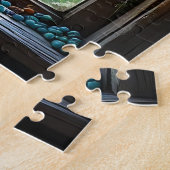 Traumfänger im Fenster | Boho-Kunst Puzzle (Seite)
