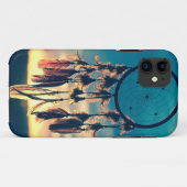 Traumfänger im Sonnenuntergang iphone 5/5s Fall Case-Mate iPhone Hülle (Rückseite (Horizontal))