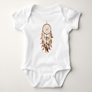 Traumfänger Indianer Native Amerikanisch Ethnisch  Baby Strampler