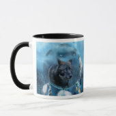 Traumfänger - Mitternachtsgeist-Tasse Tasse (Links)