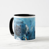 Traumfänger - Mitternachtsgeist-Tasse Tasse (Vorderseite Links)