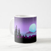 Traumfänger-Nacht Kaffeetasse (Vorderseite Links)