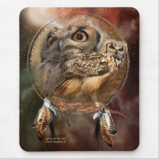 Traumfänger-Reihe - Geist der Eulen Mousepad