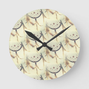 Traumfänger Runde Wanduhr