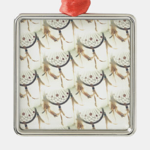 Traumfänger Silbernes Ornament