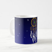 Traumfänger--Smaragd Kaffeetasse (Vorderseite Links)