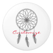 Traumfänger Thunder_Cove Keramikknauf (Vorderseite)