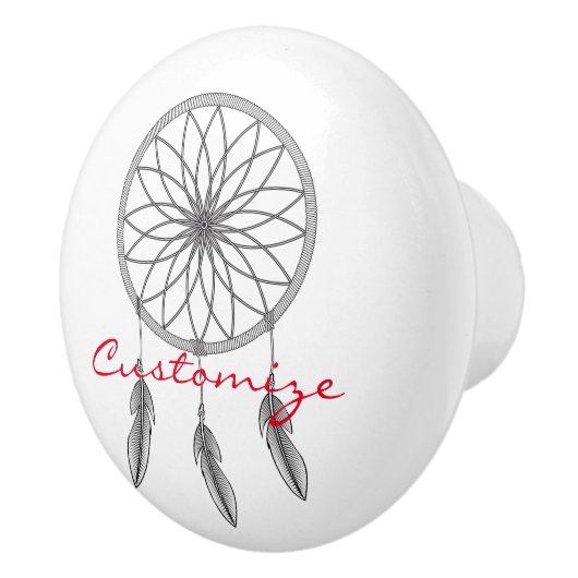 Traumfänger Thunder_Cove Keramikknauf (Rechts)