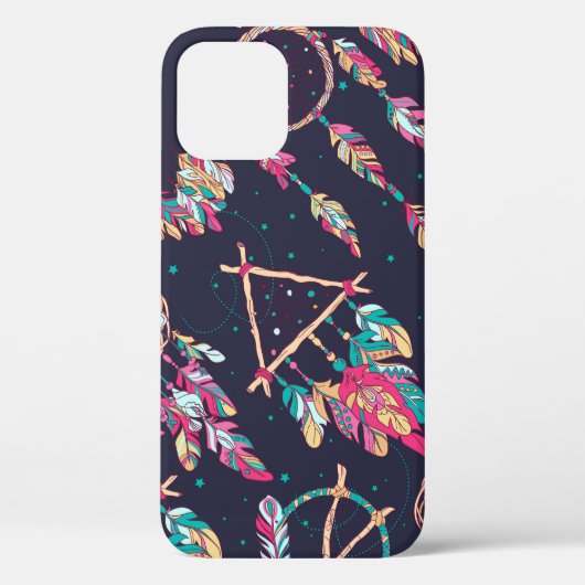 Traumfänger: Vintages, nahtloses Muster. Case-Mate iPhone Hülle (Rückseite)