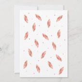 Traumfänger Wild Einladung zum 1. Geburtstag (Rückseite)