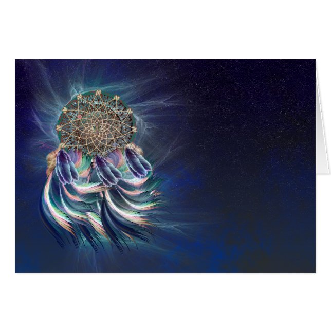 Traumfängerkarte (Vorderseite (Horizontal))