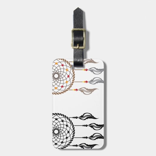 Traumfängervektor Gepäckanhänger (Vorderseite vertikal)