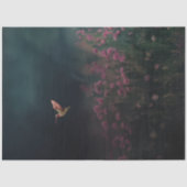 Traumfeld, dunkle Smaragdgrün, Hummingbird Seidenpapier (Vorderseite)