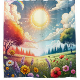 Traumfeld Duschvorhang