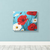 Traumfeld Leinwanddruck (Insitu (Holzboden))