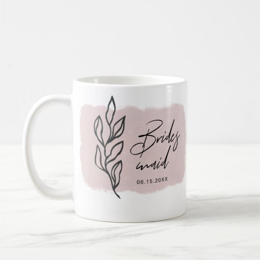Traumfelder | Bridesmaid Script-Tasse Kaffeetasse (Links)