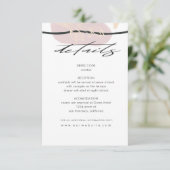 Traumfelder | Guest Information Card Begleitkarte (Stehend Vorderseite)