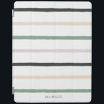 Traumfelder | Monogram iPad Smart Cover<br><div class="desc">Unsere Kollektion Fields of Dreams präsentiert moderne Aquarellbilder und Layouts gepaart mit handgeschriebenem, individuellem Skript und eleganten Schriftart. Blumenbilder in Creme, Rose und saftiges Grün sind sehr modern und elegant, ebenso wie Hintergründe in den gleichen Farben. Diese Sammlung hat Gegenstände, die an der Hochzeitssuite vorbeigehen und an persönliche Gegenstände übergeben...</div>