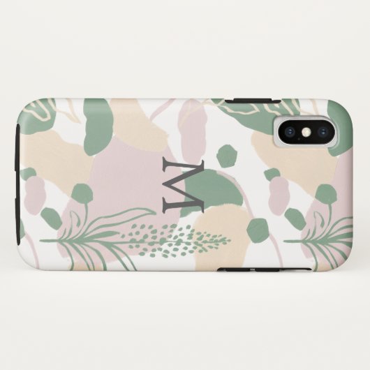 Traumfelder | Monogram iPhone case (Rückseite (Horizontal))