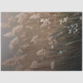 Traumfelder, Pampasgras und Schmetterlinge Seidenpapier (Vorderseite)