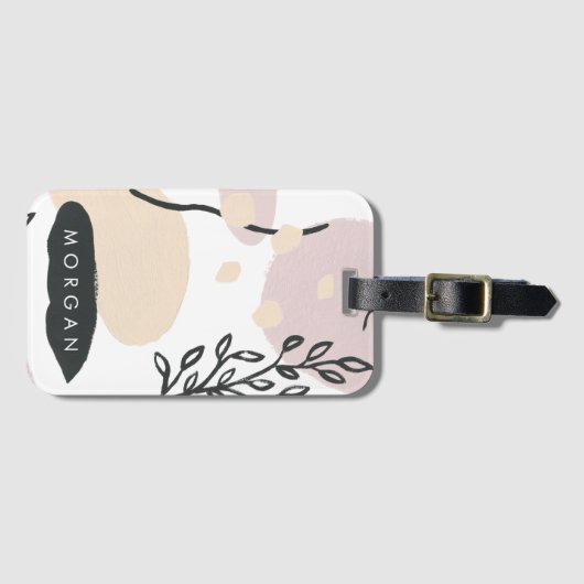 Traumfelder | Personalisierter Gepäckanhänger (Vorderseite (Horizontal))