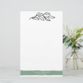 Traumfelder | Personalisiertes Papier (Stehend Vorderseite)